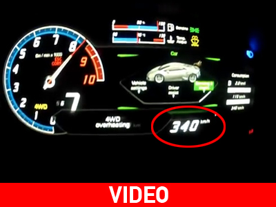 Δείτε πως επιταχύνει η Lamborghini Huracan από τα 0 στα 340 χλμ./ώρα